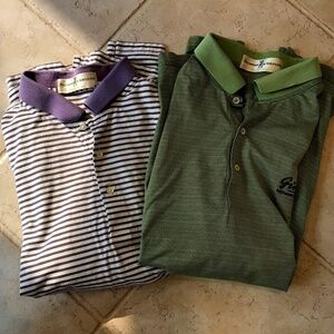 2 Fairway & Greene Golf Polo Shirts